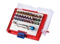 Набор вставок (бит) 1/4", TORX, HEX, PZ, PH, SLOT, 32 предмета МАСТАК 058-10032C