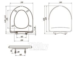 Сиденье для унитаза Орио Орио салатовое (КВ1-4)
