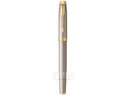 Ручка перьевая имиджевая Parker IM Premium Warm Grey Chiselled GT 1931684