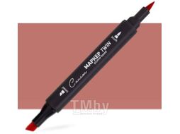 Маркер художественный Сонет Twin Brush / 211-R222 (розовый/коричневый)