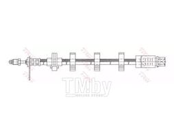 Шланг тормозной PEUGEOT 406 1995-04 TRW PHB367