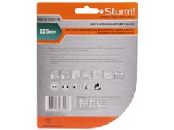 Алмазный диск TURBO, 125х22,2, Союз 9020-04-125x22T