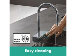 Смеситель для кухни Hansgrohe Aquno Sel M81 170 с вытяжным душем (73837000)