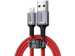 Кабель Ugreen US293 / 80635 (1м, красный)