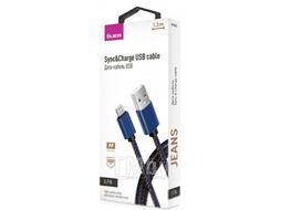 Кабель Olmio Jeans USB 2.0 - 8-pin / 041652 (1.2м)