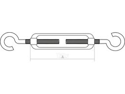 Талреп крюк-крюк HH 10 DIN 1480 STARFIX (SMP-03831-1)