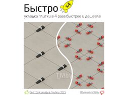 Основа для укладки плитки 1.5 мм DLS (500 шт в уп.)