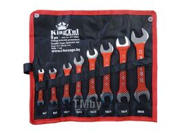 Ключ рожковый 6х7мм в прорезиненной оплетке KingTul kraft KT-100607k(320607)