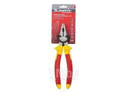 Плоскогубцы комбинированные, Insulated, 200мм, двухкомпонентные рукоятки MATRIX PROFESSIONAL 16905