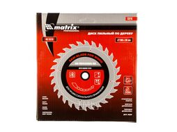 Пильный диск по дереву, 190 х 30мм, 48 зубьев MATRIX Professional 73219