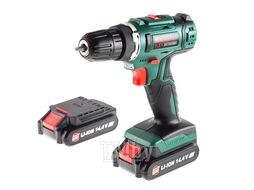 Аккум. дрель Hammer Flex ACD145Li 14,4В 2x1.5Ач LiION 10мм 0-350/0-1250об/мин 28/15Нм, в кейсе