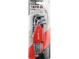Ключи шестигранные 1,5-10мм (набор 9шт.) Yato YT-0505