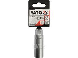 Головка свечная 3/8" 16мм L63мм CrV Yato YT-38511