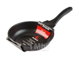 Сковорода ф 22х5.5 см, алюм., антиприг. покр., серия Black Induction, PERFECTO LINEA