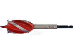 Сверло по дереву 32х165мм с 4 режущими кромками и хвостовиком HEX YT-44690