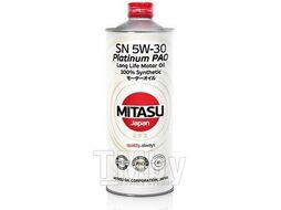 Масло моторное MITASU 5W30 1L PLATINUM PAO SN CF,ACEA C3-10 A3 B4-08 BMW LL-04 229.31,51 VW 502.00 505.00 СИНТ MJ1111