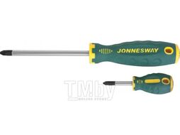 Отвертка стержневая POZIDRIV® ANTI-SLIP GRIP, PZ1x80 Jonnesway D71Z180