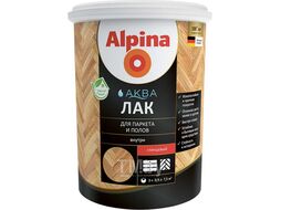 Лак для паркета и полов Alpina Аква шелковисто-матовый 2,5 л/2,50 кг