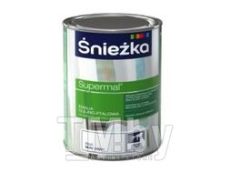 Эмаль универсальная Sniezka Supermal белая RAL9003, 0,8л