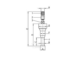Съемник подшипников внутр. d 24-30MM Wurth 714525056