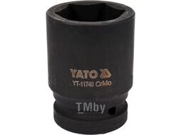 Головка торцевая ударная 1" 6гр. 41мм L80мм CrMo Yato YT-11740