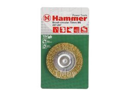 Кордщетка Hammer Flex 207-207 75мм d6 радиальная гофрированная, с хвостовиком 32447