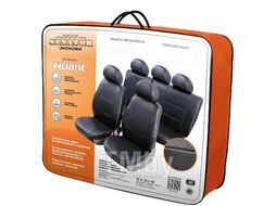 Чехлы модельные SENATOR Atlant экокожа SKODA RAPID 2014-н.в. разд.зад.ряд, черный SENATOR S1010641