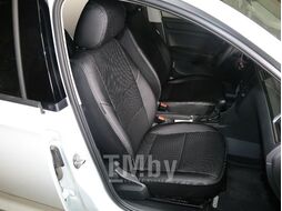 Чехлы модельные SENATOR Atlant экокожа SKODA RAPID 2014-н.в. разд.зад.ряд, черный SENATOR S1010641