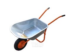 Тачка строительная BRADO 1x150 OPTIMA (до 150л, до 250 кг, 1х4.00-8, пневмо , ось 16*125)