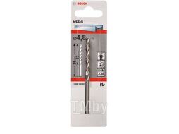Сверло HSS-G Standardline (4.8х86 мм; HSS) по металлу Bosch 2608585921