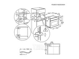 Компактный духовой шкаф с СВЧ Electrolux VKL6E40X