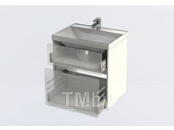 Тумба с умывальником Aquanet Латина 60 / 212833 (2 ящика)