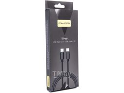 Кабель Atom USB Type-C 3.1 - USB Type-C 3.1 (1.8м, черный)