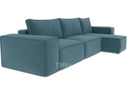 Диван угловой Divanta Лофт с шезлонгом 218 правый (Camel 15/Denim)