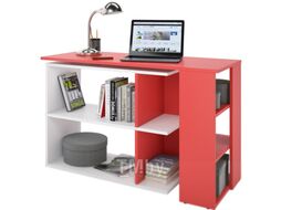 Письменный стол Domus СТР08 правый / dms-str08R-8685-7113 (белый/красный)