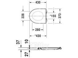 Сиденье для унитаза Duravit Durastyle Basic Soft Close (0020790000)