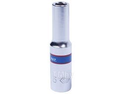 Головка торцевая глубокая шестигранная KING TONY 1/4", 6 мм 223506M