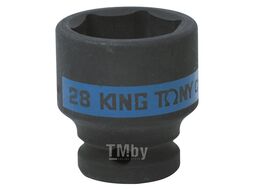 Головка торцевая ударная шестигранная KING TONY 1/2", 28 мм 453528M