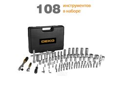 Набор инструментов для авто DKMT108 SET 108 Deko 065-0218