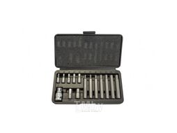 Набор бит HEX с битодержателем Rock FORCE 15пр. 1/2"(L:30/75мм;4-8,10,12мм) RF-4155(C)