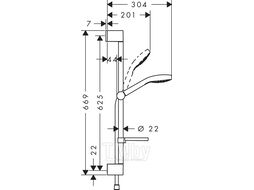Душевой гарнитур Hansgrohe Croma Select Е Vario (26586400)