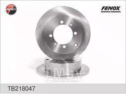 Диск тормозной Hyundai Santamo, Kia Joice, Mitsubishi Lancer 03-, Galant,Space Wagon. 92-00 262x10x4, Задний FENOX TB218047