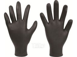 Перчатки нитриловые Nitrylex Black, размер M, Mercator Medical Ltd, 100шт/уп FBT 54054121B