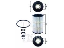 Фильтр масляный Mercedes C240, C280 6/97->, C43AMG, CLK320, E240, E280 12/96->, E430 KNECHT OX345/7D