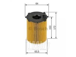 Фильтр масляный BMW (E90) 1,6d/ 1,8d/ 2,0d, 5 (E60) 2,0d, X3 (E83) 1,8d/2,0d BOSCH F026407072