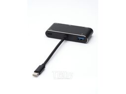 Кабель/переходник ATcom AT2810 Type-C(m) - HDMI+VGA+USB (0.1м)