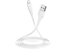 Кабель Borofone BX18 USB Lightning (1м, белый)