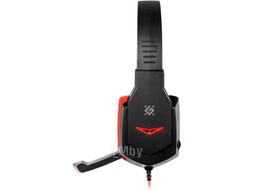 Наушники-гарнитура Defender Warhead G-320 / 64033 (черный/красный)