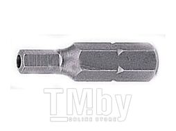 Бита 6гранная с отверстием L=25мм, S=2мм. 1/4" Force 124S2502