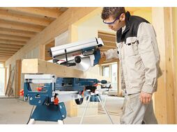 Торцовочная пила комбинировання BOSCH GTM 12 JL в кор. (1800 Вт, диск 305х30 мм, глуб. до 90 мм, шир. до 150 мм, лазер) (0601B15001)